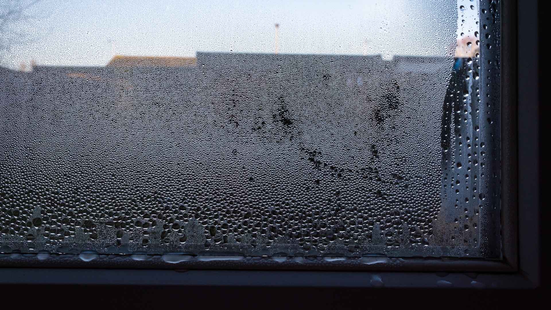 Condensation sur un double vitrage